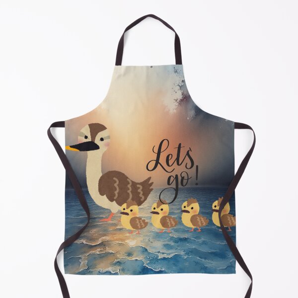 Item preview, Cute Duck Family “Let’s Go!” Inspirational Nature Art designed and sold by KKCreationz.