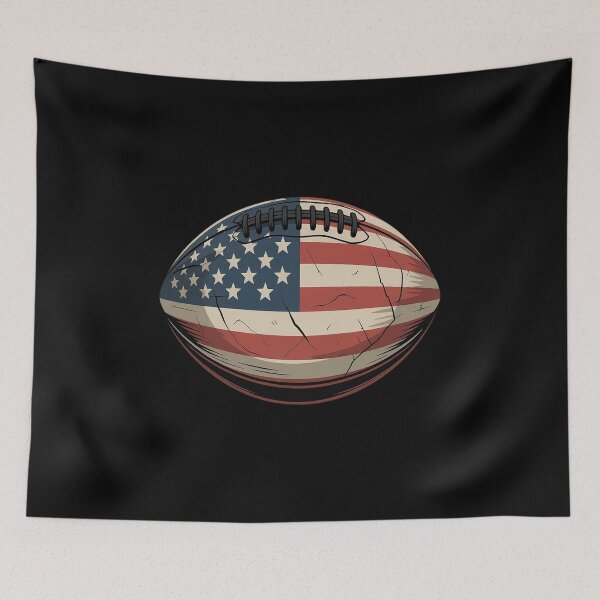 Item preview, Football USA American Flag designed and sold by catsdothingz.