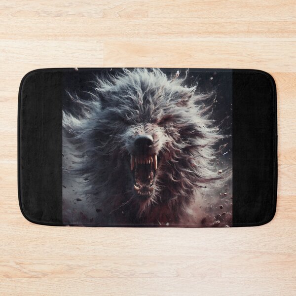 Item preview, Furry Aggressive Wolf designed and sold by GalleryBrisArt.