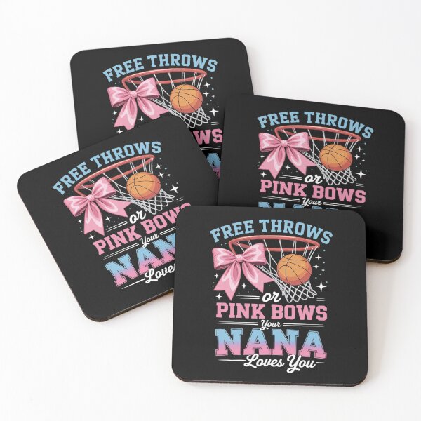 Item preview, Free Throws Or Pink Bows Your Nana Loves You Gender designed and sold by catsdothingz.