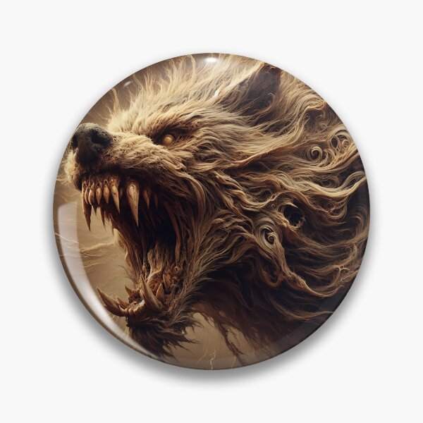 Item preview, Furry Aggressive Wolf designed and sold by GalleryBrisArt.