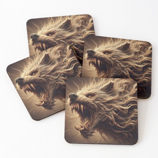 Item preview, Furry Aggressive Wolf designed and sold by GalleryBrisArt.