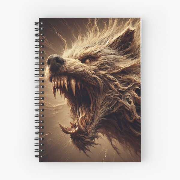 Item preview, Furry Aggressive Wolf designed and sold by GalleryBrisArt.