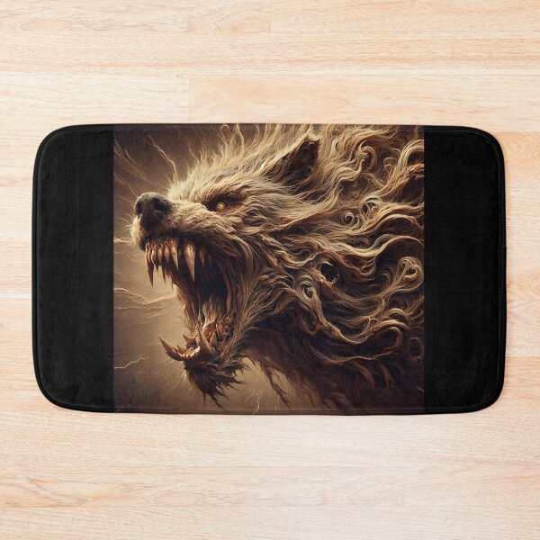 Item preview, Furry Aggressive Wolf designed and sold by GalleryBrisArt.