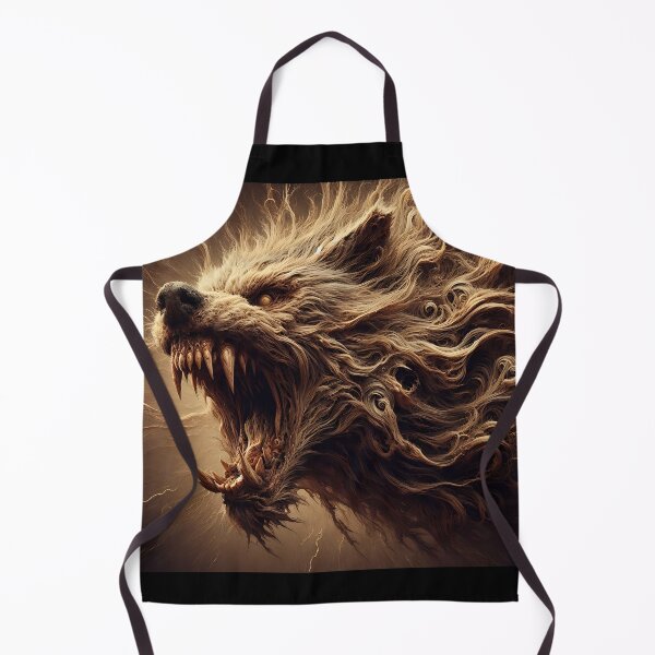 Item preview, Furry Aggressive Wolf designed and sold by GalleryBrisArt.
