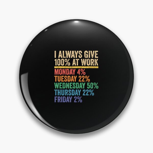 Item preview, I Always Give 100 Percent At Work Funny Work Humor designed and sold by DianaCandyce.
