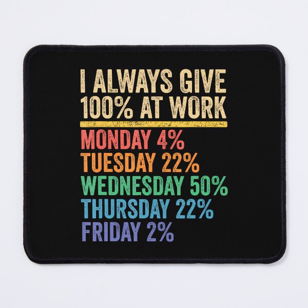 Item preview, I Always Give 100 Percent At Work Funny Work Humor designed and sold by DianaCandyce.