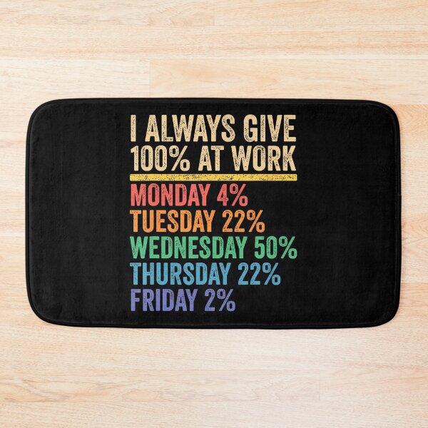 Item preview, I Always Give 100 Percent At Work Funny Work Humor designed and sold by DianaCandyce.