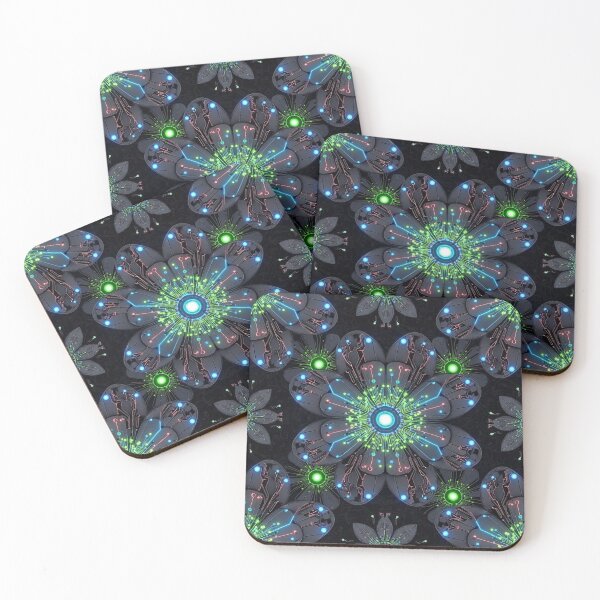 Item preview, Neon Circuit Orchid designed and sold by Kaleidoscope Print.