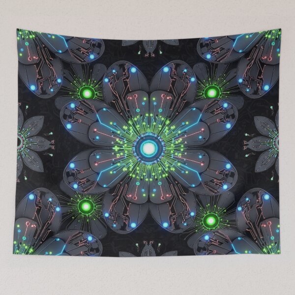 Item preview, Neon Circuit Orchid designed and sold by Kaleidoscope Print.