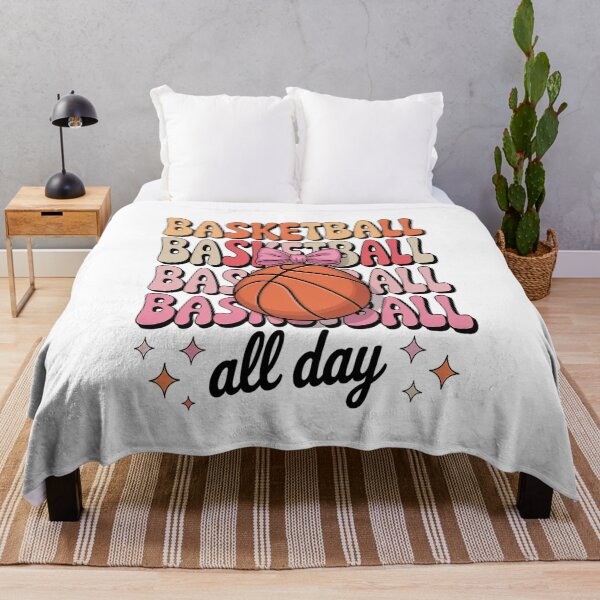 Item preview, Groovy Basketball Girl Women Coquette Bow Basketball All Day designed and sold by catsdothingz.