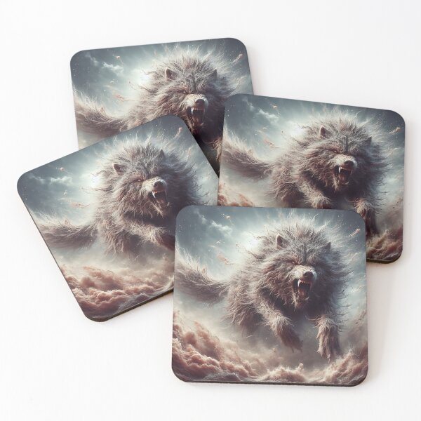 Item preview, Furry Aggressive Wolf designed and sold by GalleryBrisArt.