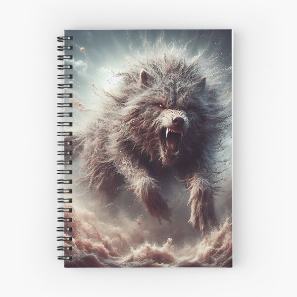 Item preview, Furry Aggressive Wolf designed and sold by GalleryBrisArt.