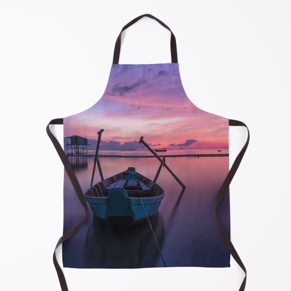 Item preview, White Row Boat on Body of Water designed and sold by Ataqhin.