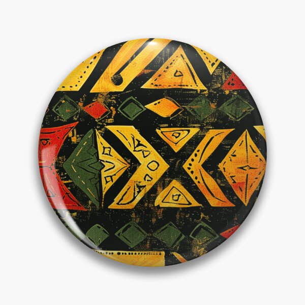 Item preview, African-Inspired Yellow, Red, and Green Abstract Designs designed and sold by DEC02.