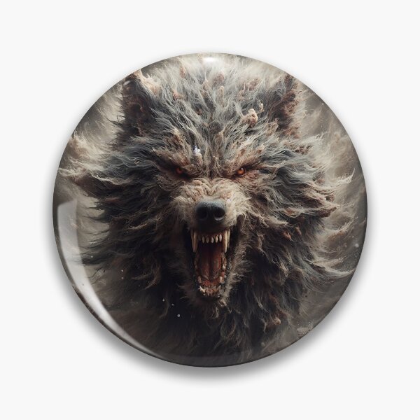 Item preview, Furry Aggressive Wolf designed and sold by GalleryBrisArt.