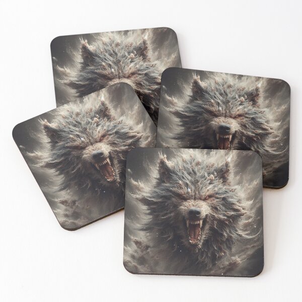 Item preview, Furry Aggressive Wolf designed and sold by GalleryBrisArt.