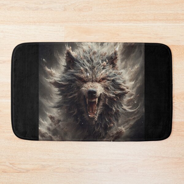 Item preview, Furry Aggressive Wolf designed and sold by GalleryBrisArt.