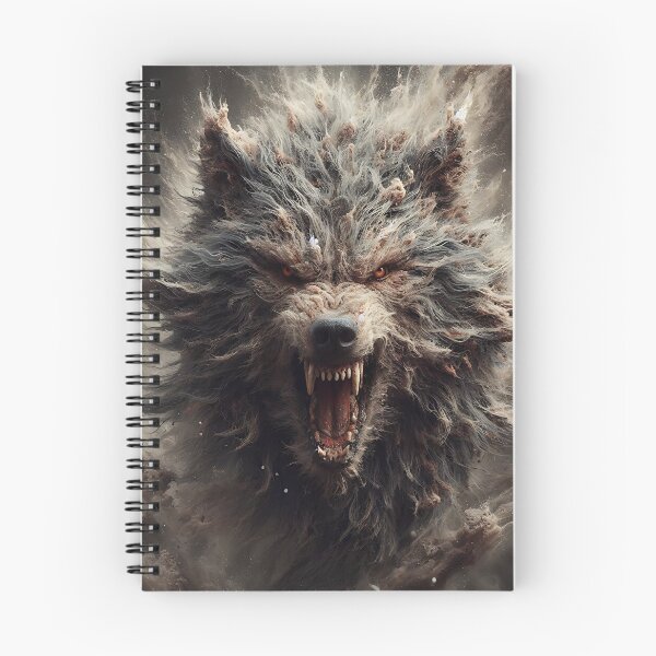 Item preview, Furry Aggressive Wolf designed and sold by GalleryBrisArt.