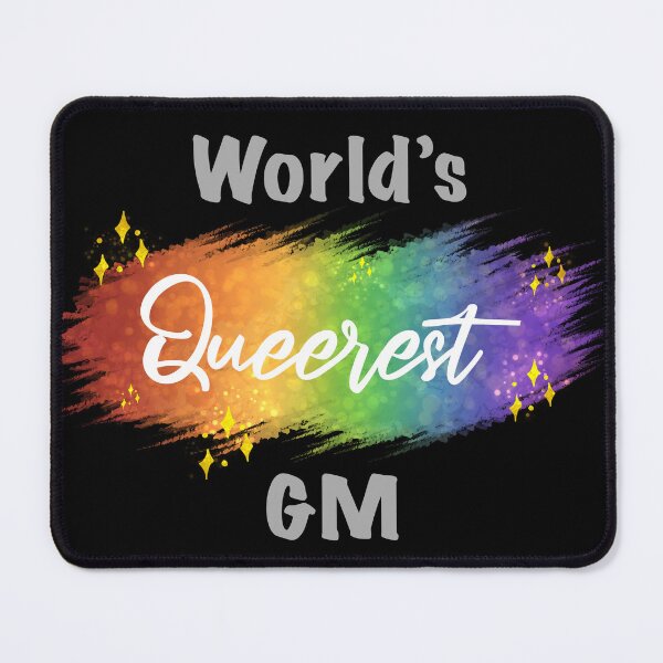 Item preview, World’s Queerest GM designed and sold by GlassScale.