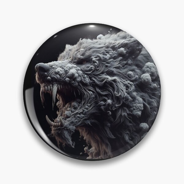 Item preview, Furry Aggressive Wolf designed and sold by GalleryBrisArt.