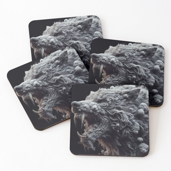 Item preview, Furry Aggressive Wolf designed and sold by GalleryBrisArt.
