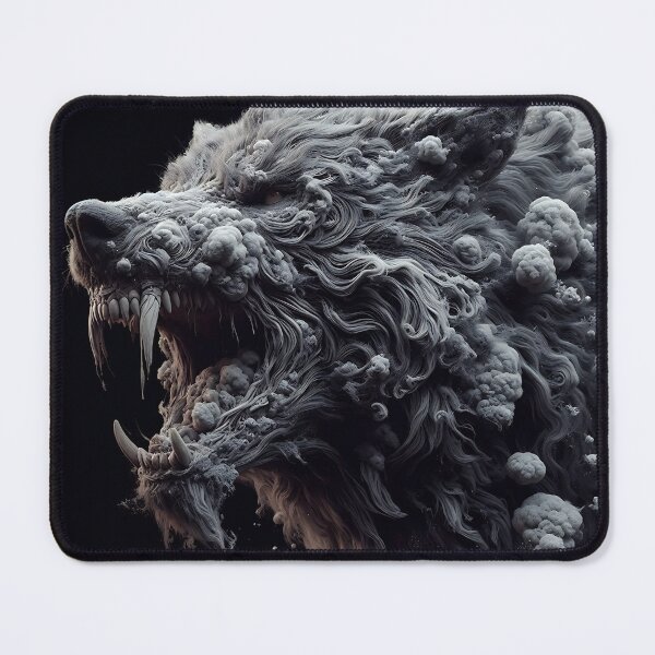 Item preview, Furry Aggressive Wolf designed and sold by GalleryBrisArt.