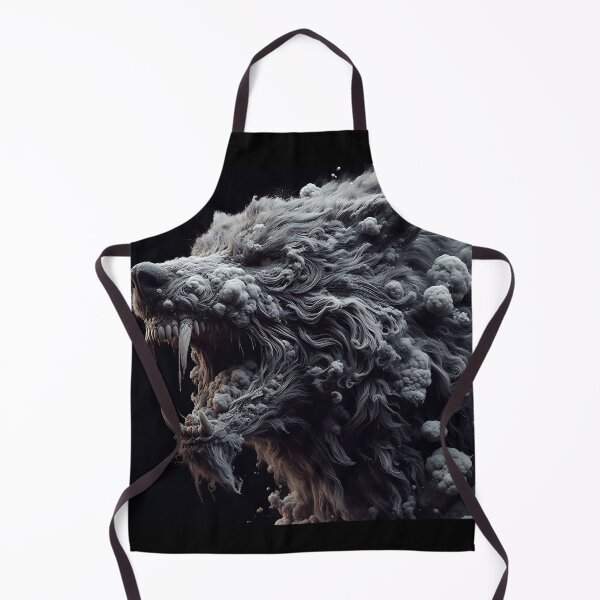 Item preview, Furry Aggressive Wolf designed and sold by GalleryBrisArt.