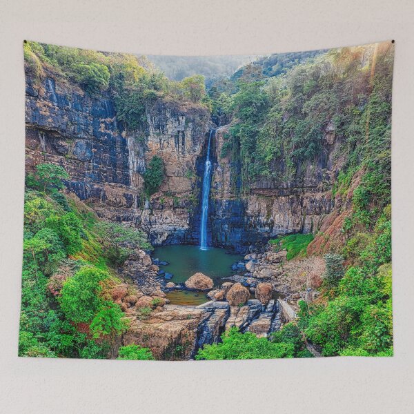 Item preview, A Waterfalls In A Mountain Forest in West Java designed and sold by Ataqhin.