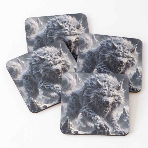 Item preview, Furry Aggressive Wolf designed and sold by GalleryBrisArt.