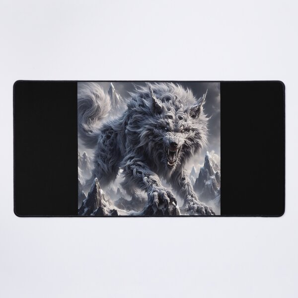 Item preview, Furry Aggressive Wolf designed and sold by GalleryBrisArt.