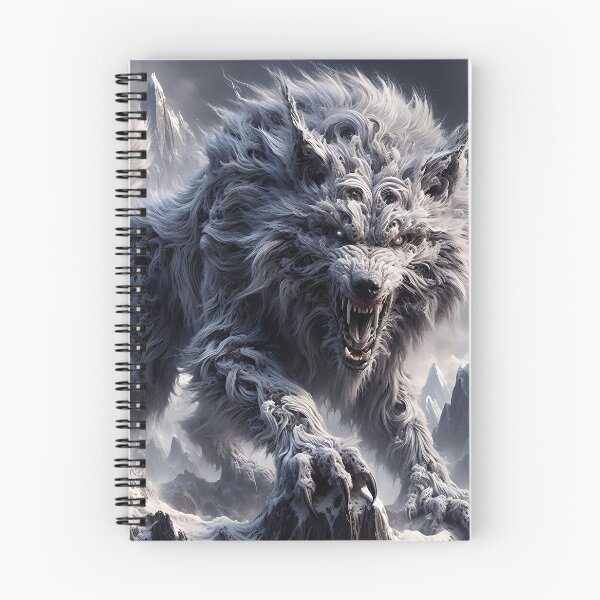 Item preview, Furry Aggressive Wolf designed and sold by GalleryBrisArt.