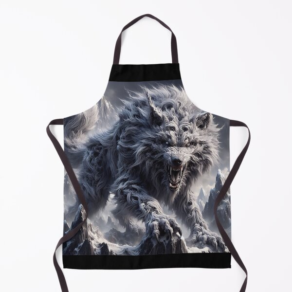 Item preview, Furry Aggressive Wolf designed and sold by GalleryBrisArt.