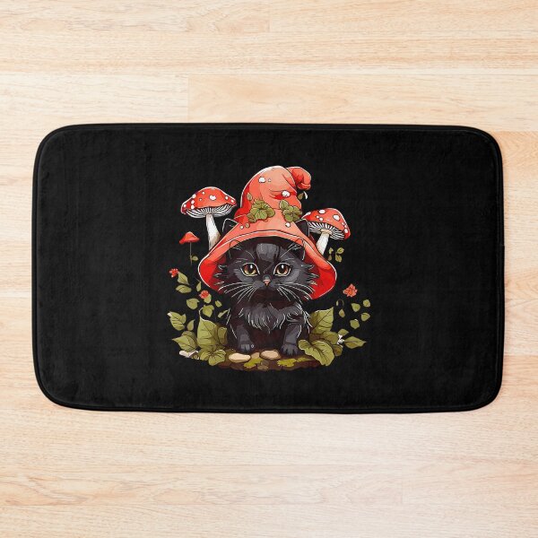 Item preview, Cute Cottagecore Cat Mushroom Hat Vintage Grunge Aesthetic designed and sold by MicheleDanita.