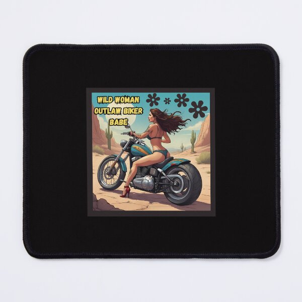 Item preview, Wild Woman Outlaw Biker Babe Sticker designed and sold by WildWmnCreative.