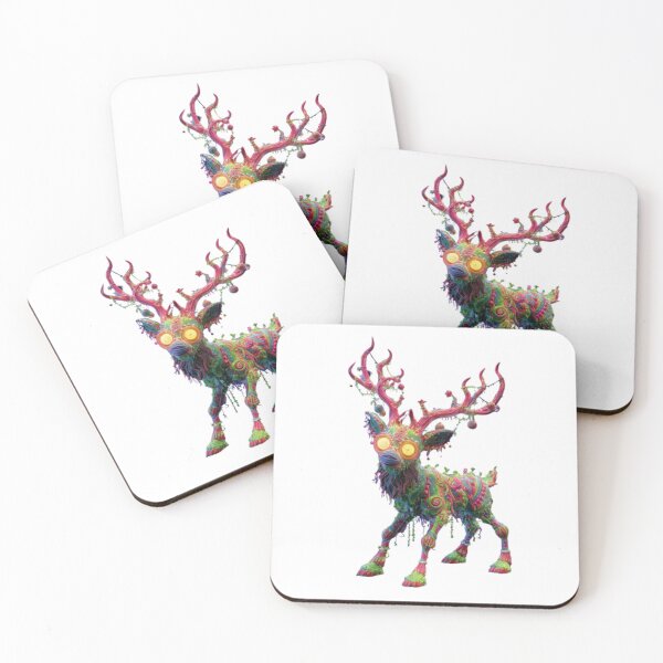 Item preview, Christmas Reindeer Monster designed and sold by AlexLineArt.