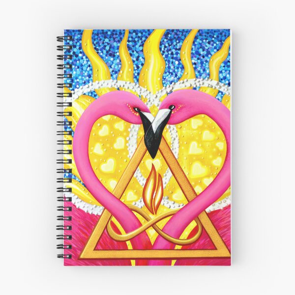 Item preview, Twin Flames Flamingo Couple  designed and sold by shantilovesart.