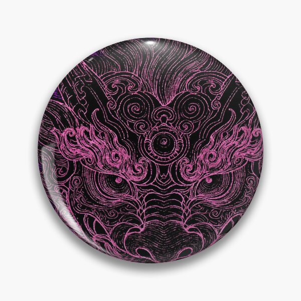 Item preview, Mystical Neon Purple and Pink Chinese Dragon Portrait designed and sold by zzz888.