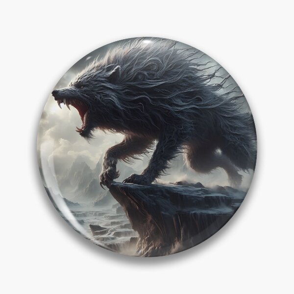 Item preview, Furry Aggressive Wolf designed and sold by GalleryBrisArt.