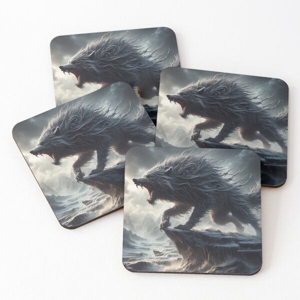 Item preview, Furry Aggressive Wolf designed and sold by GalleryBrisArt.