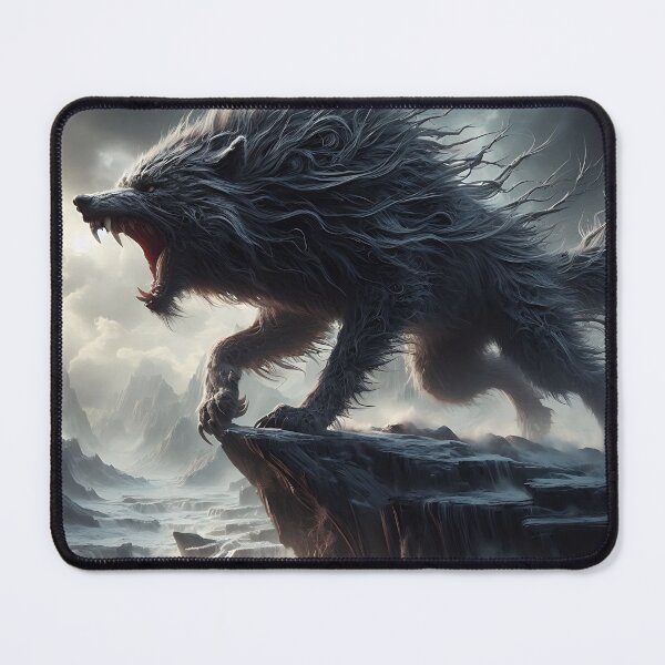 Item preview, Furry Aggressive Wolf designed and sold by GalleryBrisArt.