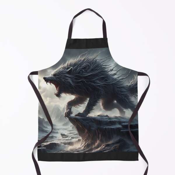 Item preview, Furry Aggressive Wolf designed and sold by GalleryBrisArt.