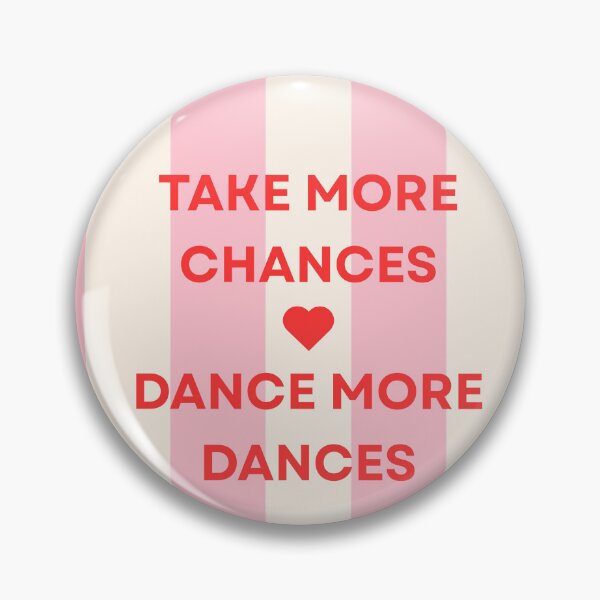 Item preview, Take More Chances Retro Pink Quote designed and sold by OopsieDaisiesSh.