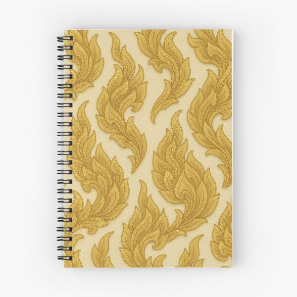 Item preview, Golden Thai Flame Kanok Pattern – Elegant Traditional Ornamental Design designed and sold by Sksticker991.