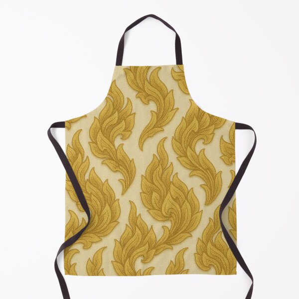 Item preview, Golden Thai Flame Kanok Pattern – Elegant Traditional Ornamental Design designed and sold by Sksticker991.