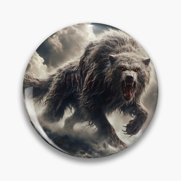 Item preview, Furry Aggressive Wolf designed and sold by GalleryBrisArt.