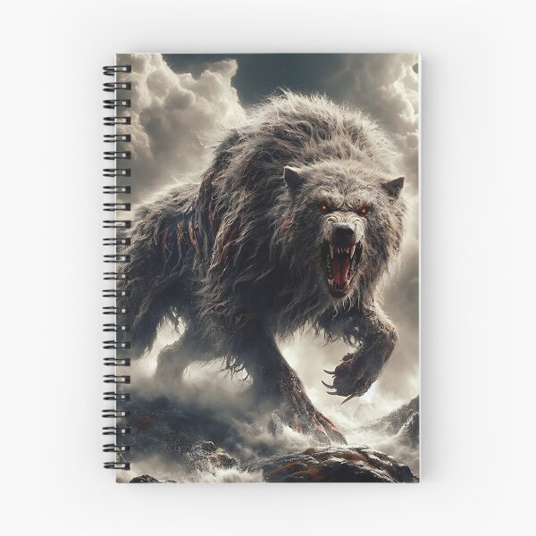 Item preview, Furry Aggressive Wolf designed and sold by GalleryBrisArt.