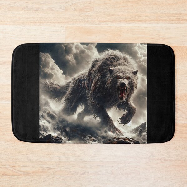 Item preview, Furry Aggressive Wolf designed and sold by GalleryBrisArt.