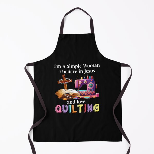 Item preview, I'M A Simple Woman I Believe In Jesus And Love Quilting designed and sold by TaraAnnie.