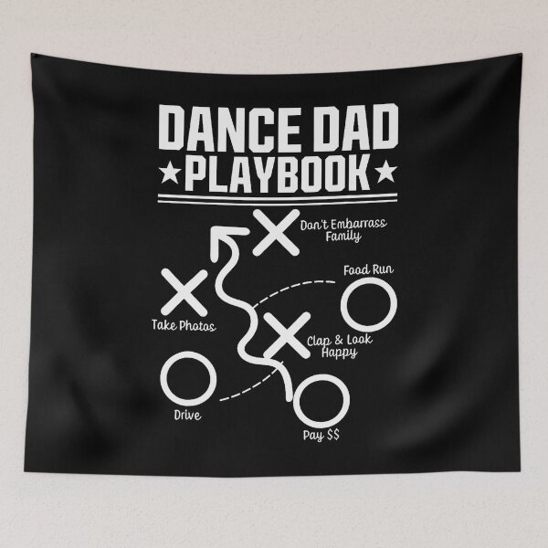 Item preview, Dance Dad Comp Funny Playbook Dancing Daddy Proud Dancer Dad designed and sold by MarcellaTerri.